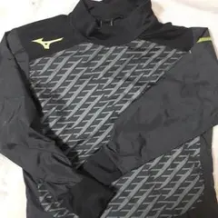 Mizuno ピステ・ウィンドブレーカー 黒/グレー140