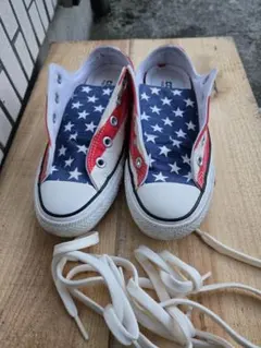 アメリカ国旗柄 コンバース オールスター 23cm