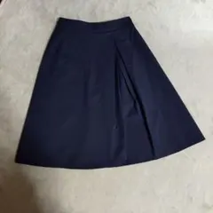 【6/30まで】FOXEY NEW YORK ネイビー フレアスカートのサムネイル