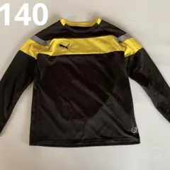 Puma 長袖シャツ 黒/黄　140サイズ