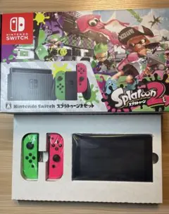 【美品】Nintendo Switch 本体 Splatoon2 Edition