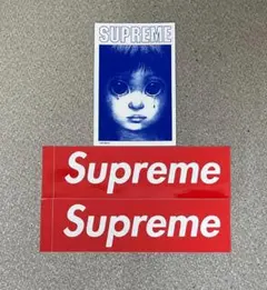 Supreme ボックスロゴ Margaret Keane ステッカー 3枚セッ