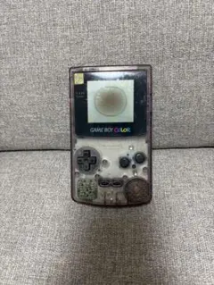 【ジャンク品】ゲームボーイカラー本体　クリアパープル