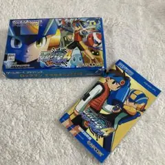 ゲームボーイアドバンス ロックマンエグゼ4トーナメントブルームーン 箱取扱説明書