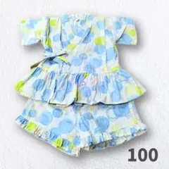 甚平 女の子 100cm アプレレクール 浴衣