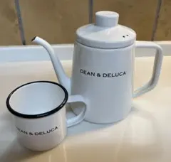 DEAN&DELUCA ホーローケトル ホワイト 1L、ホーローマグカップ