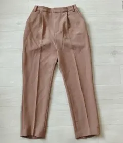 【美品】アーバンリサーチドアーズ センターレスタックパンツ モカ Sのサムネイル