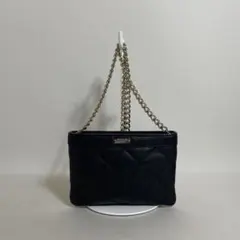 2605-183｜美品｜ケイトスペード ミニバッグ ブラック キルティング