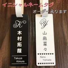 ネームタグ ネームプレート ゴルフ タグ ☆シンプルデザイン☆金・銀