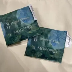 オルセー美術館 x MONOPRIX エコバッグ モノプリ 2個セット