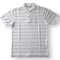 UNIQLO ユニクロ ドライカノコボーダーポロシャツ 白