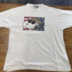 PEANUTS スヌーピー グラフィック Tシャツ ホワイト
