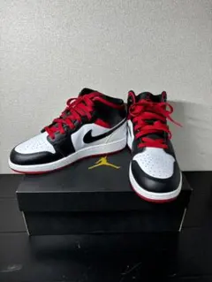 未使用 NIKE AIR JORDAN 1 MID Gym Red 24㎝