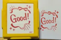 美品◎シャチハタ　いいね!スタンプくん　ほめスタンプ②　GOOD