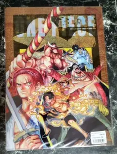 ワンピース 扉絵 クリアファイル ONE PIECE 原画 ルフィ エース
