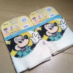 【新品】ミッキーマウス おりこうタオル 2枚セット
