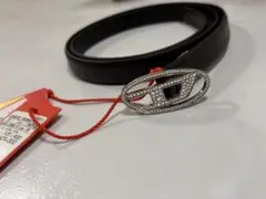 DIESEL Dロゴ ラインストーン ベルト - メルカリ