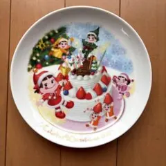 未使用品 ペコちゃんクリスマスプレート 2012のサムネイル