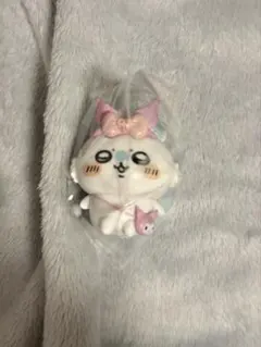 ちいかわ×サンリオキャラクターズ　シークレットマスコット　モモンガ×クロミです