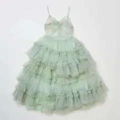 【値下げ中】Treat Urself バレリーナフェアリーチュールドレス ミント