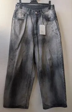 ANCELLM AGING WIDE 5P DENIM PANTS / BLKのサムネイル
