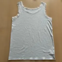 ラメ入り タンクトップ チュールトリムのサムネイル