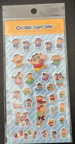 新品　クレヨンしんちゃん　ぷくぷくシール　ステッカー　シール　ぷっくり