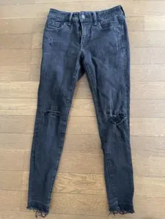 AZUL by MOUSSY スキニーデニム ブラック S ストレッチあり