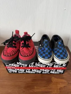 キッズVANSスニーカー　2足セット