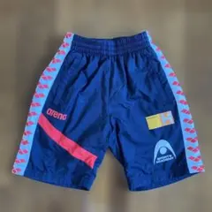 スポーツアカデミー ハーフパンツ 130 ネイビー arena