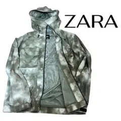 ZARA 迷彩柄 マウンテンパーカー シャカシャカ　ナイロンジャケット