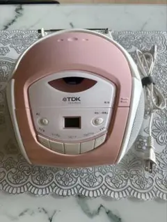TDK ポータブルCDプレーヤー ピンクのサムネイル