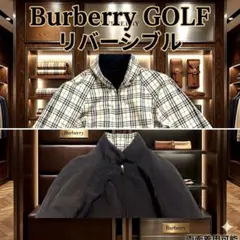 バーバリー ゴルフ貴重 綺麗 リバーシブルダウンジャケット - メルカリ