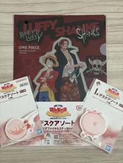一番くじワンピース MONKEY.D.LUFFY【I賞デスクアソート3点セット】