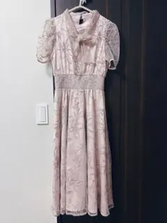 トッコクローゼット　ピンクレースワンピース