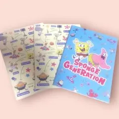 新品　スポンジボブ　A5ノート　3冊まとめ売りセット