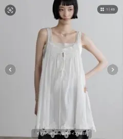 新品 LOWRYS FARM 2WAYバテンレースミニワンピースのサムネイル