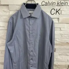 Calvin klein カルバンクライン 長袖シャツ ワンポイント CK刺繍のサムネイル