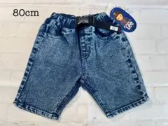 BuddyLEE バディリー ハーフパンツデニムインディゴ染 子供服80cm新品