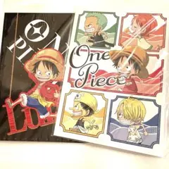 ワンピース 麦わらの一味　ミニノート　２冊　麦わらストア　ONE PIECE