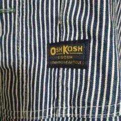 B*Z様 OshKosh B'gosh ヒッコリー オーバーオールのサムネイル