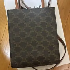 CELINE トリオンフ キャンバス ショルダーバッグ
