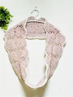 〚45〛手編み＊2重巻きスヌード＊特価品