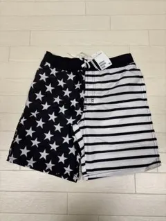 【新品】　h&m 水着　145/150 海水パンツ　サーフパンツ　星条旗　星