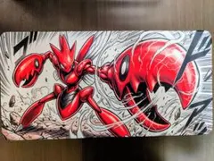 ポケモン ハッサム デスクマット プレイマット ラバーマット ポケカ