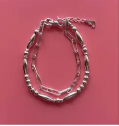 #226 mulch tangle bracelet silver 925