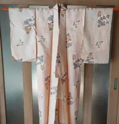 子供用ピンク花柄浴衣