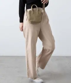 WEGO　コーデュロイストレートパンツ