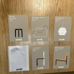 artek アルテック　ポストカード5枚セット