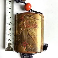 時代物　雲龍高蒔絵印籠　根付　かえる 時代物 雲龍高蒔絵印籠 根付 かえる - メルカリ